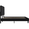 image:imageFlash Furniture Addison Platform Bed  Charcoal Fabric Upholstery  Full  Headboard with Rounded Edges  Wood Slat Support  No Box Spring or Foundation Needed