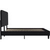 image:imageFlash Furniture Addison Queen Size Platform Bed with Fabric Upholstered Headboard Timeless LowProfile Queen Bed Frame with Headboard Light GrayCharcoal