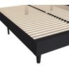 image:imageFlash Furniture Addison Queen Size Platform Bed with Fabric Upholstered Headboard Timeless LowProfile Queen Bed Frame with Headboard Light GrayCharcoal