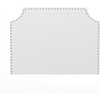image:imageFlash Furniture Adeline Twin Headboard with 2 Outlets USB Port USB TypeC Port Contoured Headboard Studded LeatherSoft Upholstery Dual Hanging Options WhiteWhite Leathersoft