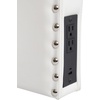 image:imageFlash Furniture Adeline Twin Headboard with 2 Outlets USB Port USB TypeC Port Contoured Headboard Studded LeatherSoft Upholstery Dual Hanging Options WhiteWhite Leathersoft