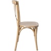 image:imageFlash Furniture Advantage Natural With White Grain XBack Chair