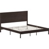 image:imageFlash Furniture Asher Solid Wood Platform Bed with Wooden Slats and Headboard No Box Spring Needed Queen Size Dark BrownDark Brown