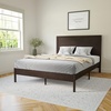 image:imageFlash Furniture Asher Solid Wood Platform Bed with Wooden Slats and Headboard No Box Spring Needed Queen Size Dark BrownDark Brown