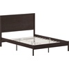 image:imageFlash Furniture Asher Solid Wood Platform Bed with Wooden Slats and Headboard No Box Spring Needed Queen Size Dark BrownDark Brown