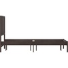 image:imageFlash Furniture Asher Solid Wood Platform Bed with Wooden Slats and Headboard No Box Spring Needed Queen Size Dark BrownDark Brown