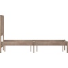 image:imageFlash Furniture Asher Solid Wood Platform Bed with Wooden Slats and Headboard No Box Spring Needed Queen Size Dark BrownLight Brown