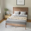 image:imageFlash Furniture Asher Solid Wood Platform Bed with Wooden Slats and Headboard No Box Spring Needed Queen Size Dark BrownLight Brown