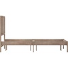 image:imageFlash Furniture Asher Solid Wood Platform Bed with Wooden Slats and Headboard No Box Spring Needed Queen Size Dark BrownLight Brown