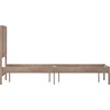 image:imageFlash Furniture Asher Solid Wood Platform Bed with Wooden Slats and Headboard No Box Spring Needed Queen Size Dark BrownLight Brown
