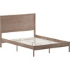 image:imageFlash Furniture Asher Solid Wood Platform Bed with Wooden Slats and Headboard No Box Spring Needed Queen Size Dark BrownLight Brown