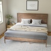 image:imageFlash Furniture Asher Solid Wood Platform Bed with Wooden Slats and Headboard No Box Spring Needed Queen Size Dark BrownLight Brown