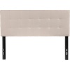 image:imageFlash Furniture Bedford Box Stitch Tufted Upholstered Full Size Headboard in Beige Fabric