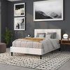 image:imageFlash Furniture Bedford Box Stitch Tufted Upholstered Full Size Headboard in White Fabric