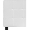 image:imageFlash Furniture Bedford Box Stitch Tufted Upholstered Full Size Headboard in White Fabric