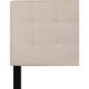 image:imageFlash Furniture Bedford Box Stitch Tufted Upholstered Queen Size Headboard in Beige Fabric