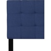 image:imageFlash Furniture Bedford Box Stitch Tufted Upholstered Queen Size Headboard in Navy Fabric
