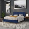 image:imageFlash Furniture Bedford Box Stitch Tufted Upholstered Queen Size Headboard in Navy Fabric
