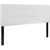 image:imageFlash Furniture Bedford Box Stitch Tufted Upholstered Queen Size Headboard in White Fabric
