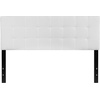 image:imageFlash Furniture Bedford Box Stitch Tufted Upholstered Queen Size Headboard in White Fabric