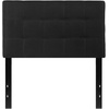 image:imageFlash Furniture Bedford Box Stitch Tufted Upholstered Twin Size Headboard in Black Fabric