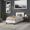 image:imageFlash Furniture Bedford Box Stitch Tufted Upholstered Twin Size Headboard in White Fabric