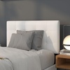 image:imageFlash Furniture Bedford Box Stitch Tufted Upholstered Twin Size Headboard in White Fabric