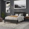 image:imageFlash Furniture Bedford Tufted Upholstered Headboard for Full Size Bed Contemporary Fabric Tufted Headboard with Adjustable Height Black
