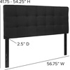 image:imageFlash Furniture Bedford Tufted Upholstered Headboard for Full Size Bed Contemporary Fabric Tufted Headboard with Adjustable Height Black
