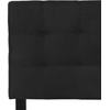 image:imageFlash Furniture Bedford Tufted Upholstered Headboard for Full Size Bed Contemporary Fabric Tufted Headboard with Adjustable Height Black