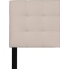 image:imageFlash Furniture Bedford Tufted Upholstered King Size Headboard in Black FabricBeige