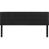 image:imageFlash Furniture Bedford Tufted Upholstered King Size Headboard in Black FabricBlack