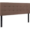 image:imageFlash Furniture Bedford Tufted Upholstered King Size Headboard in Black FabricCamel
