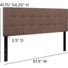 image:imageFlash Furniture Bedford Tufted Upholstered King Size Headboard in Black FabricCamel