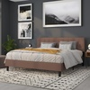image:imageFlash Furniture Bedford Tufted Upholstered King Size Headboard in Black FabricCamel
