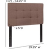 image:imageFlash Furniture Bedford Tufted Upholstered King Size Headboard in Black FabricCamel