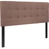 image:imageFlash Furniture Bedford Tufted Upholstered King Size Headboard in Black FabricCamel