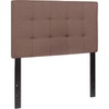 image:imageFlash Furniture Bedford Tufted Upholstered King Size Headboard in Black FabricCamel