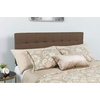 image:imageFlash Furniture Bedford Tufted Upholstered King Size Headboard in Black FabricDark Brown