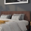image:imageFlash Furniture Bedford Tufted Upholstered King Size Headboard in Black FabricDark Brown