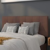 image:imageFlash Furniture Bedford Tufted Upholstered King Size Headboard in Black FabricDark Brown