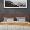 image:imageFlash Furniture Bedford Tufted Upholstered King Size Headboard in Black FabricDark Brown