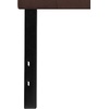 image:imageFlash Furniture Bedford Tufted Upholstered King Size Headboard in Black FabricDark Brown