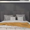 image:imageFlash Furniture Bedford Tufted Upholstered King Size Headboard in Black FabricDark Gray