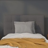 image:imageFlash Furniture Bedford Tufted Upholstered King Size Headboard in Black FabricDark Gray