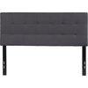 image:imageFlash Furniture Bedford Tufted Upholstered King Size Headboard in Black FabricDark Gray