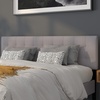 image:imageFlash Furniture Bedford Tufted Upholstered King Size Headboard in Black FabricLight Gray