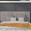 image:imageFlash Furniture Bedford Tufted Upholstered King Size Headboard in Black FabricLight Gray