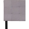 image:imageFlash Furniture Bedford Tufted Upholstered King Size Headboard in Black FabricLight Gray