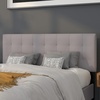 image:imageFlash Furniture Bedford Tufted Upholstered King Size Headboard in Black FabricLight Gray